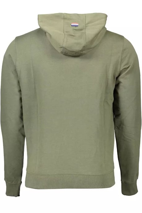 Sudadera con capucha de forro polar Verde Oliva - Image 2