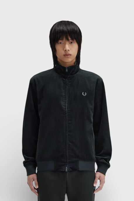 Chaqueta de Pana Brentham de Fred Perry en Verde Noche - Image 2