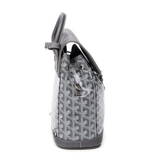 Goyard Mini Alpin Backpack  en Grey Lienzo recubierto - Image 4