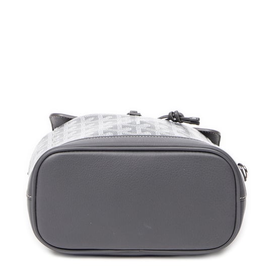 Goyard Mini Alpin Backpack  en Grey Lienzo recubierto - Image 6