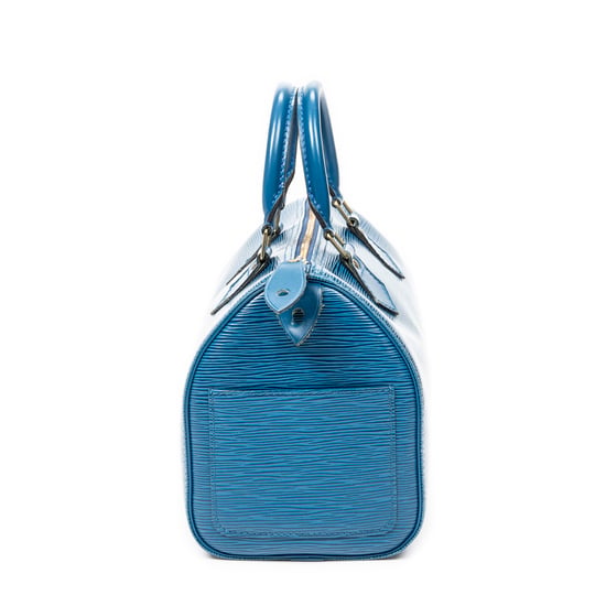 Louis Vuitton Speedy 25 en Blue Cuero de ternero - Image 3