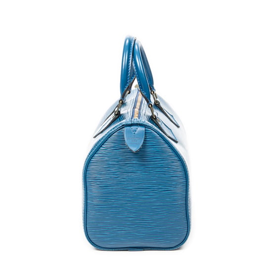 Louis Vuitton Speedy 25 en Blue Cuero de ternero - Image 4