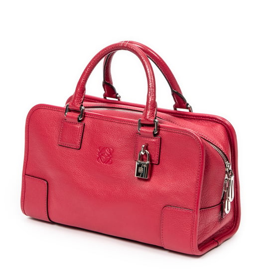 Loewe Amazona 28 en Rosa frambuesa Cuero de ternero - Image 2