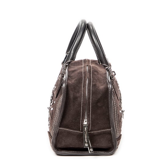 Loewe Rhinestone Amazona 28 en Marrón oscuro Cuero de ternero - Image 4