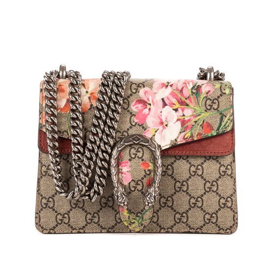 Gucci Blooms Dionysus Mini en Beige/Borgoña Lienzo recubierto - Image 1