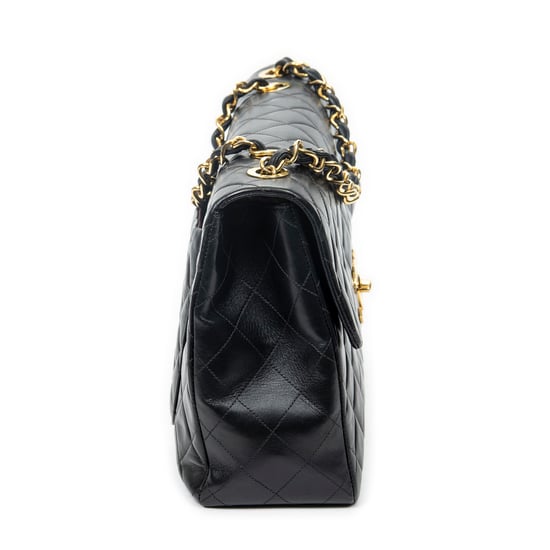 Chanel Maxi Jumbo XL Flap en Black Cuero de ternero - Image 4