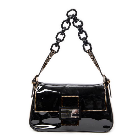 Fendi Mini Baguette en Black Cuero de ternero - Image 1