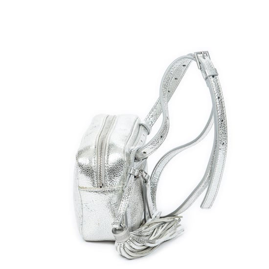 Yves Saint Laurent Lou Belt Bag  en Silver Cuero de ternero - Image 3