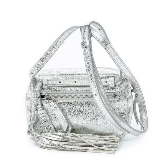 Yves Saint Laurent Lou Belt Bag  en Silver Cuero de ternero - Image 5