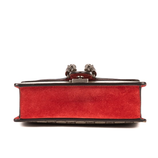 Gucci Dionysus Mini en Beige/Rojo Lienzo recubierto - Image 6