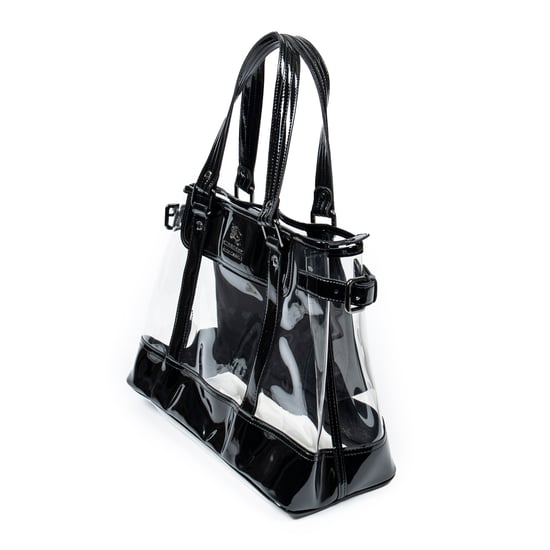 Burberry Blue Label Transparent Tote  en Transparente/Negro Lienzo - Image 2