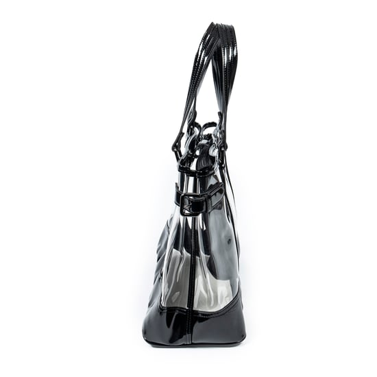 Burberry Blue Label Transparent Tote  en Transparente/Negro Lienzo - Image 3