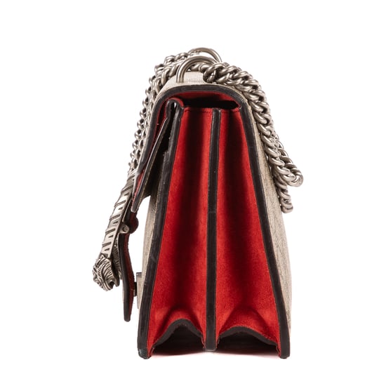 Gucci Dionysus Small en Beige/Rojo Lienzo recubierto - Image 3