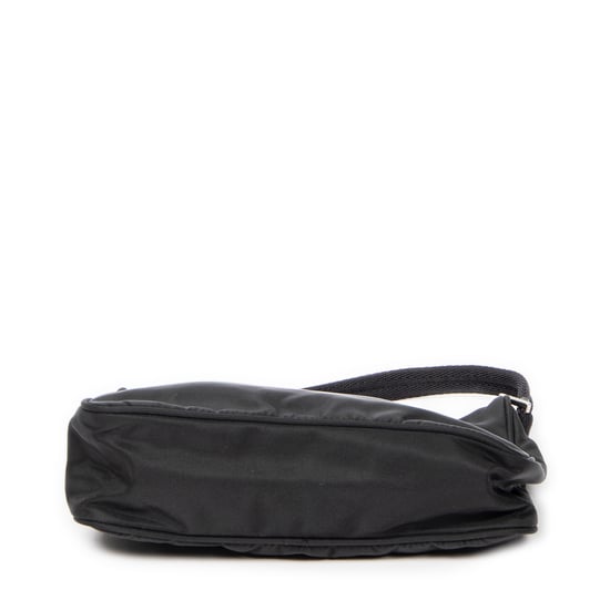 Prada Mini Zip Hobo en Black Lienzo - Image 6