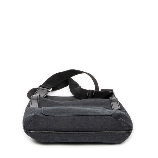 Gucci Front Slip Pocket Crossbody en Black Lienzo - Image 6
