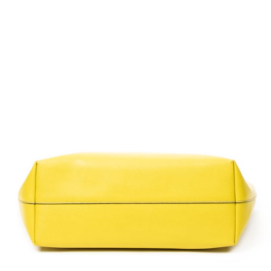 Fendi Monster Eyes Roll Zip Tote en Amarillo/Negro Cuero de ternero - Image 6