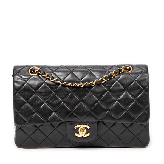 Chanel Classic Double Flap 26 en Black Cuero de ternero - Image 1