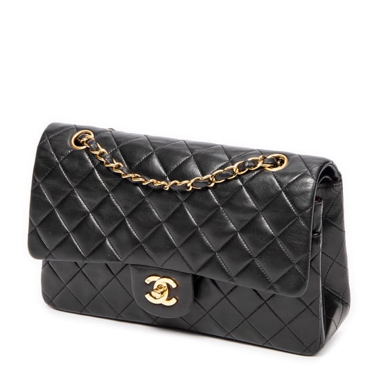 Chanel Classic Double Flap 26 en Black Cuero de ternero - Image 2