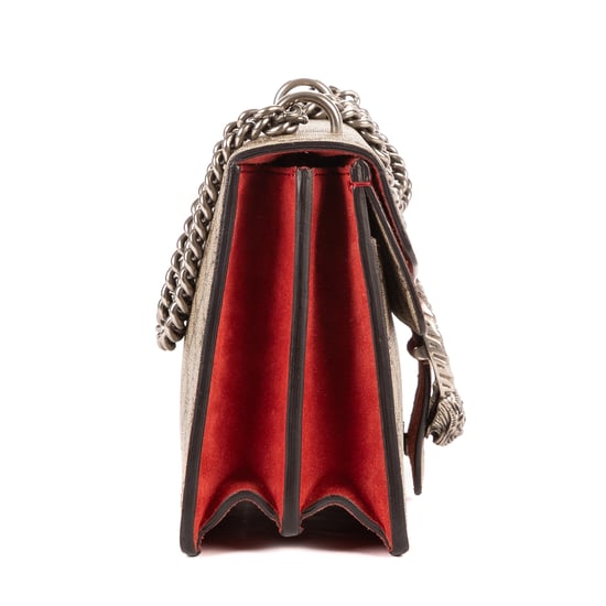 Gucci Dionysus Small en Beige/Rojo Lienzo recubierto - Image 5