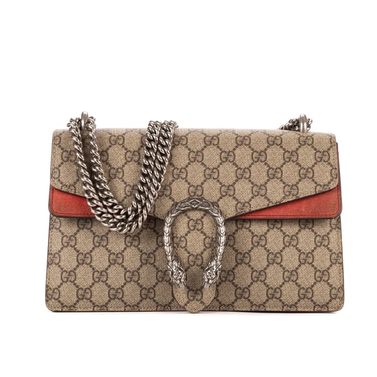 Gucci Dionysus Small en Beige/Rojo Lienzo recubierto - Image 1