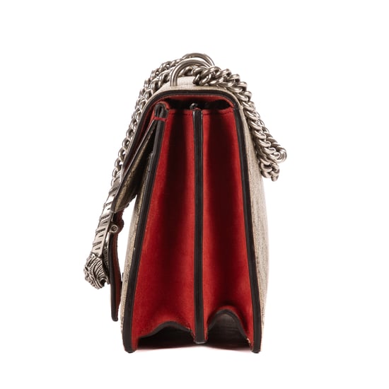 Gucci Dionysus Small en Beige/Rojo Lienzo recubierto - Image 3