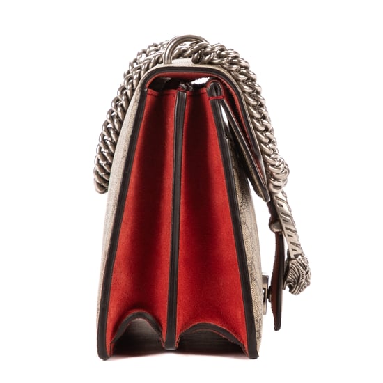 Gucci Dionysus Small en Beige/Rojo Lienzo recubierto - Image 5