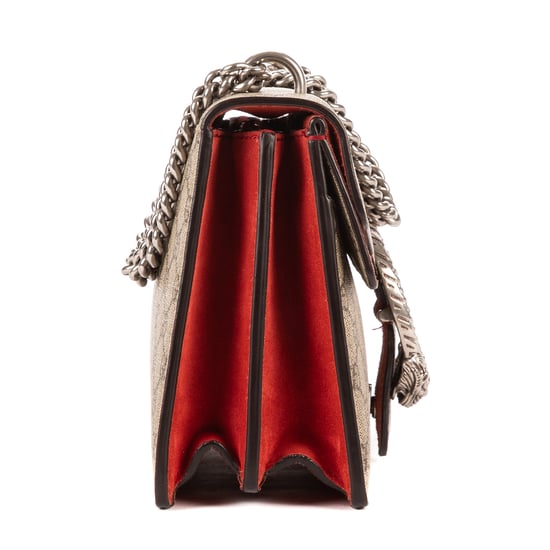 Gucci Dionysus Small en Beige/Rojo Lienzo recubierto - Image 5