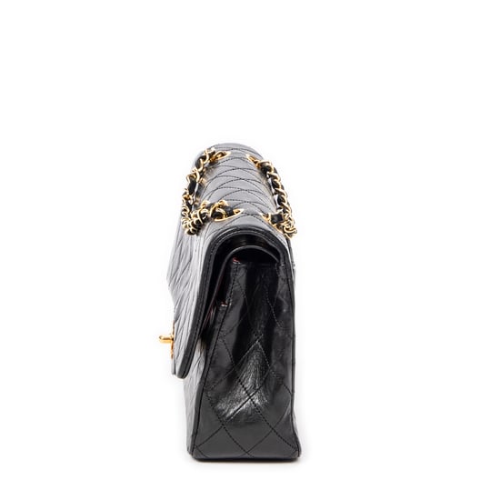 Chanel Classic Double Flap 26 en Black Cuero de ternero - Image 3