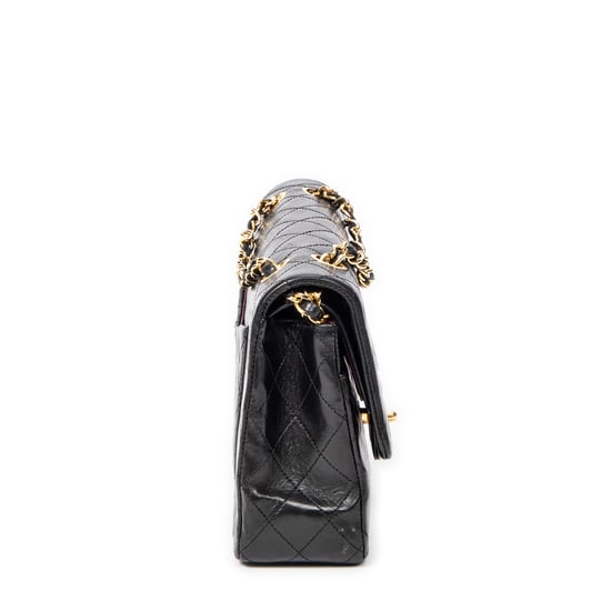 Chanel Classic Double Flap 26 en Black Cuero de ternero - Image 4