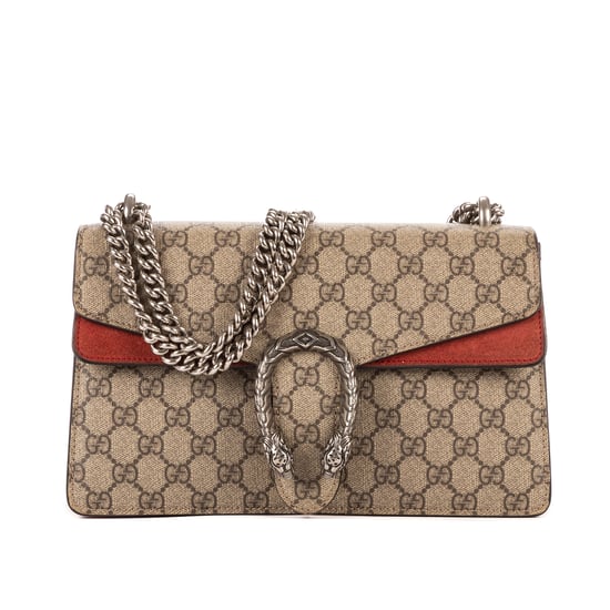 Gucci Dionysus Small en Beige/Borgoña Lienzo recubierto - Image 1