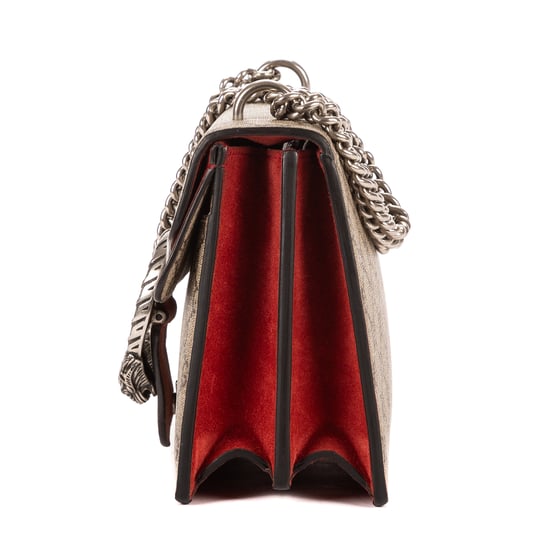 Gucci Dionysus Small en Beige/Borgoña Lienzo recubierto - Image 3