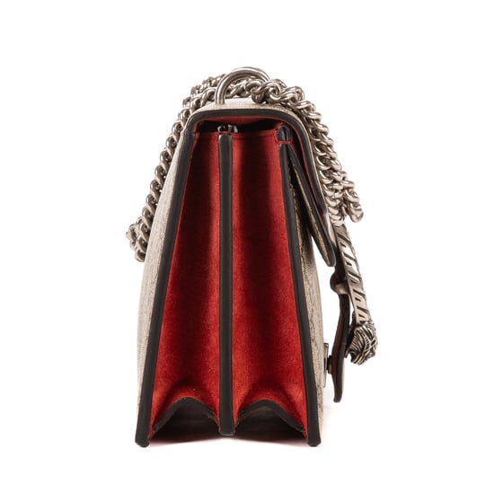 Gucci Dionysus Small en Beige/Borgoña Lienzo recubierto - Image 5