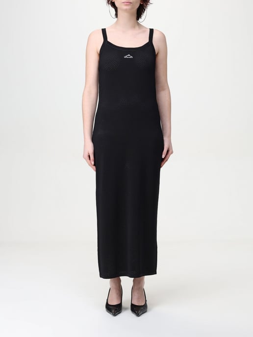 Vestido maxi sin mangas de punto de malla - Image 1