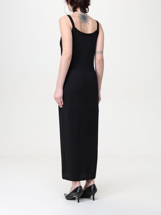 Vestido maxi sin mangas de punto de malla - Image 3