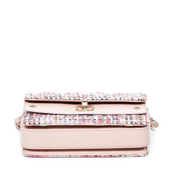 Chanel Classic Double Flap en Rosa/Melocotón Lienzo - Image 6