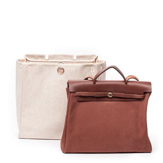 Hermès Herbag MM en Beige/Marrón Lienzo - Image 2