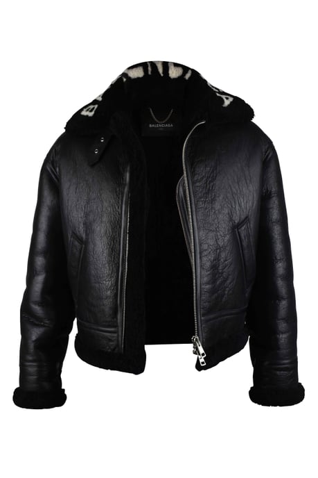 Balenciaga Chaqueta Bomber Negro - Image 4