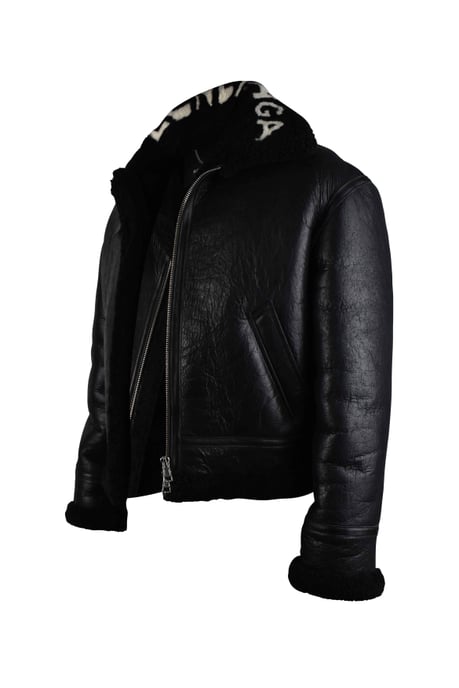 Balenciaga Chaqueta Bomber Negro - Image 5