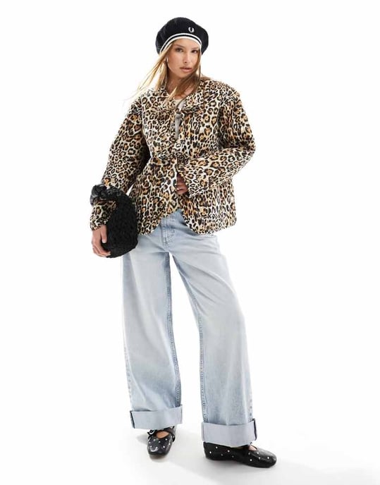 ASOS DESIGN vadderad djurjacka - Image 2