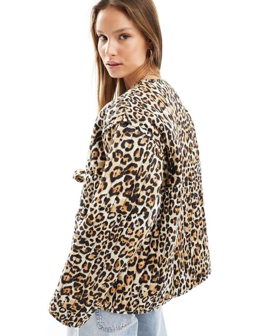 ASOS DESIGN vadderad djurjacka - Image 3