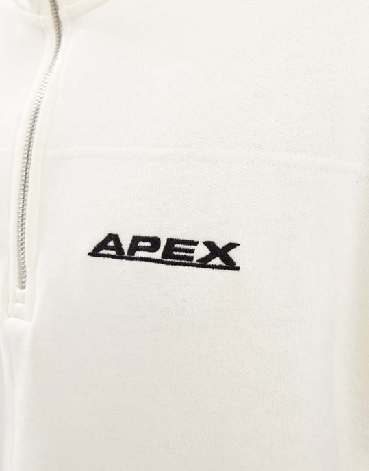 ASOS DESIGN ärmlös sweatshirt med hög krage och broderad detalj i ecru - Image 3