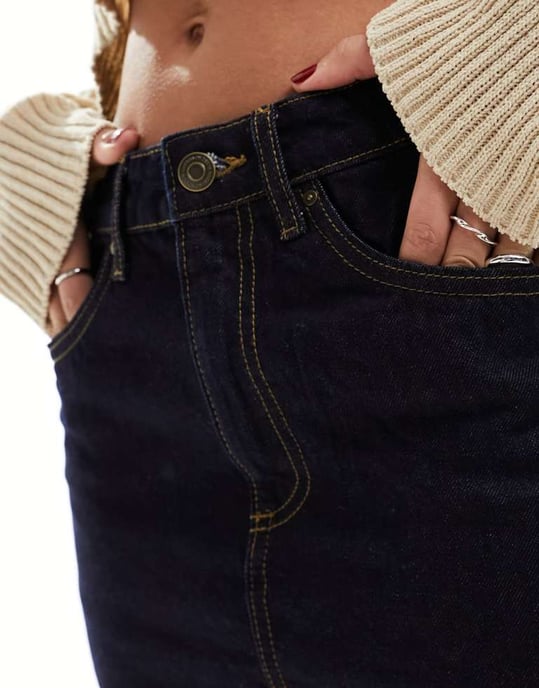 Cotton On jeanskjol i indigo - Image 2