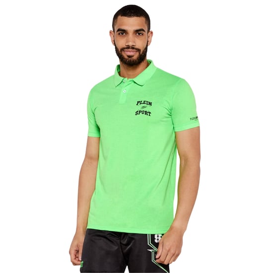 Polo Verde Con Logotipo Scratch De Plein Sport - Image 2