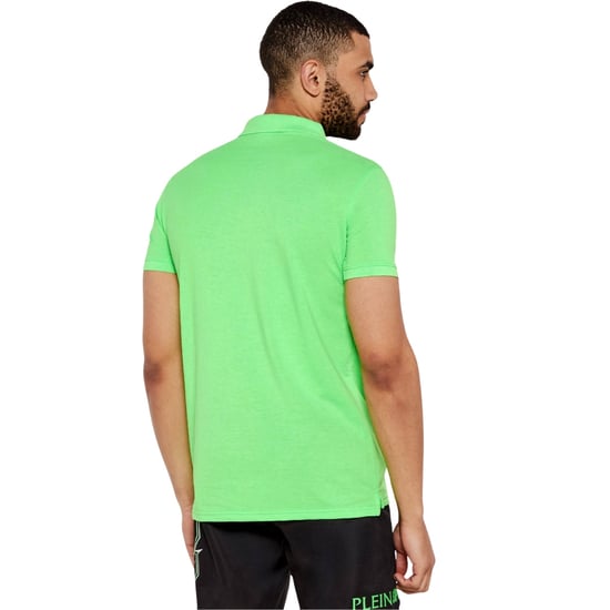Polo Verde Con Logotipo Scratch De Plein Sport - Image 3