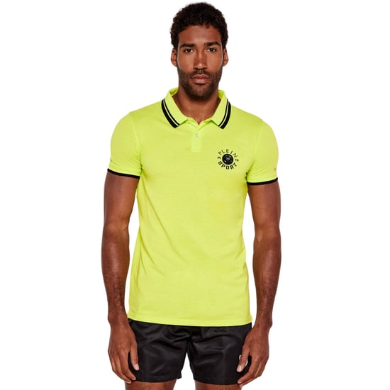 Polo Verde Lima Con Logo Grande En La Espalda De Plein Sport - Image 1