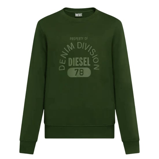 Sudadera Verde Con El Logotipo De Diesel Denim Division - Image 1