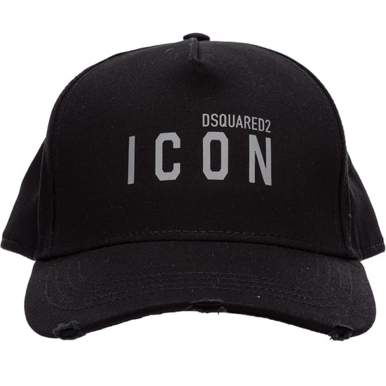 Gorra Negra Con Logotipo Gris Y Logotipo Icónico De Dsquared2 - Image 2