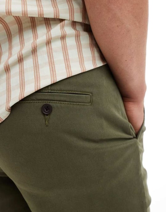 Farah Norwood regular fit chinos i khaki - Image 3