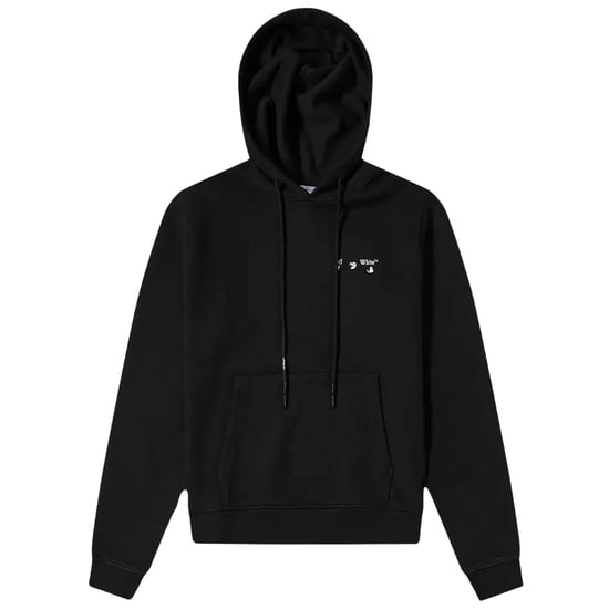 Sudadera Negra Con Capucha Y Logo De Flecha Monocromático De Off-white En La Espalda - Image 1