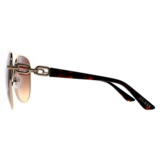 Guess Aviator Womens Brillante Oro Pálido Marrón Gradiente GU00158 - Image 3